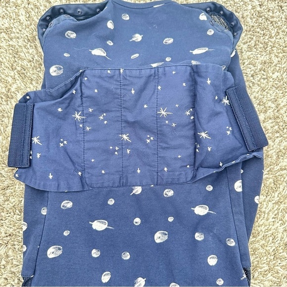 Happiest Baby Snoo Sleep Sack Midnight Navy Blue Moon and Planets Lightweight L - Picture 6 of 7